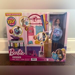 Barbie Make & Sell Boutique Playset with Brunette Doll You Can Be Anything NIB